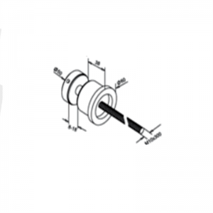 50MM OD-glasvægsstyrkeholder