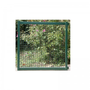 Lodret svejseport pulverlakeret hegn