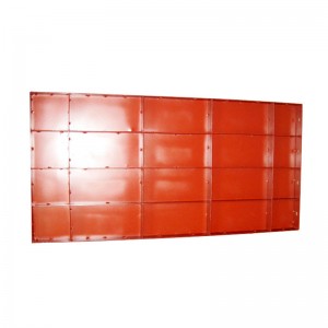 Betonmetalsøjleformværker malet C-type med pladetykkelse 1,5 mm