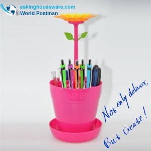 Akbrand blomsterformet bordopbevaringsboks