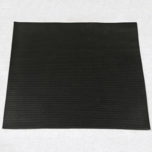 Anti-statisk fint ribben SBR gummiplade til kraftstatoins