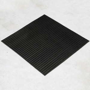 Anti-statisk fint ribben SBR gummiplade til kraftstatoins