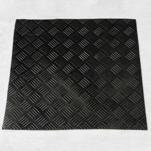 Brandbestandig rundprik med gummiplader til hospitalet