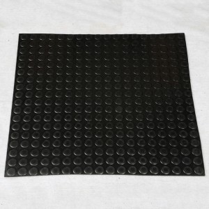 Round dot heavy duty Equine gummifliser Gummistabile gulvmåtter til animestal