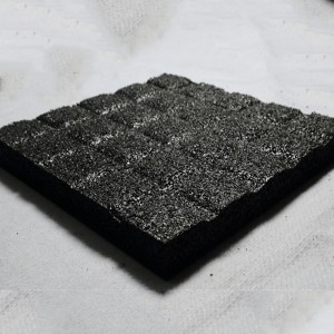 Miljøvenlig gummi Golfmåtte gummibaglægger til golflegeplads