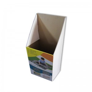 Gulvstativ pap korrugeret polypropylen foldet display stativ