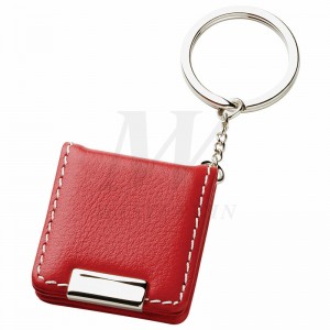 Nøgleholder i læder / metal med fotoramme_64779