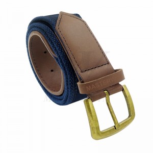 Læder / vævet rem / Webbing Belt_BL17-003