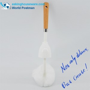 Akbrand blødt toiletrensebørste Strandhåndtag med skål tørretumbler