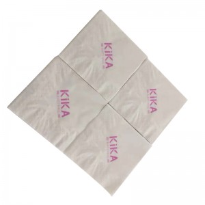 Brugerdefineret logo af høj kvalitet, trykt papir serviet, hotel og restaurant, naturligt serviet