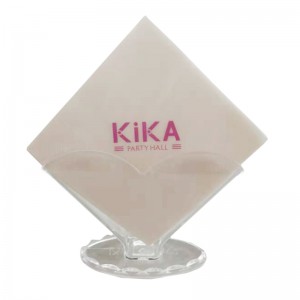 Brugerdefineret logo af høj kvalitet, trykt papir serviet, hotel og restaurant, naturligt serviet