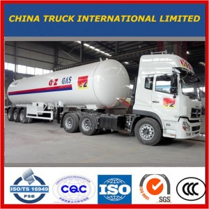 60000 liter Tri-Axle Propan LPG Gas Transport Tanker Semi Trailer Gas Tank Trailer Propan Trailer LPG Tank Trailer LPG Trailer Komprimeret gas Trailer