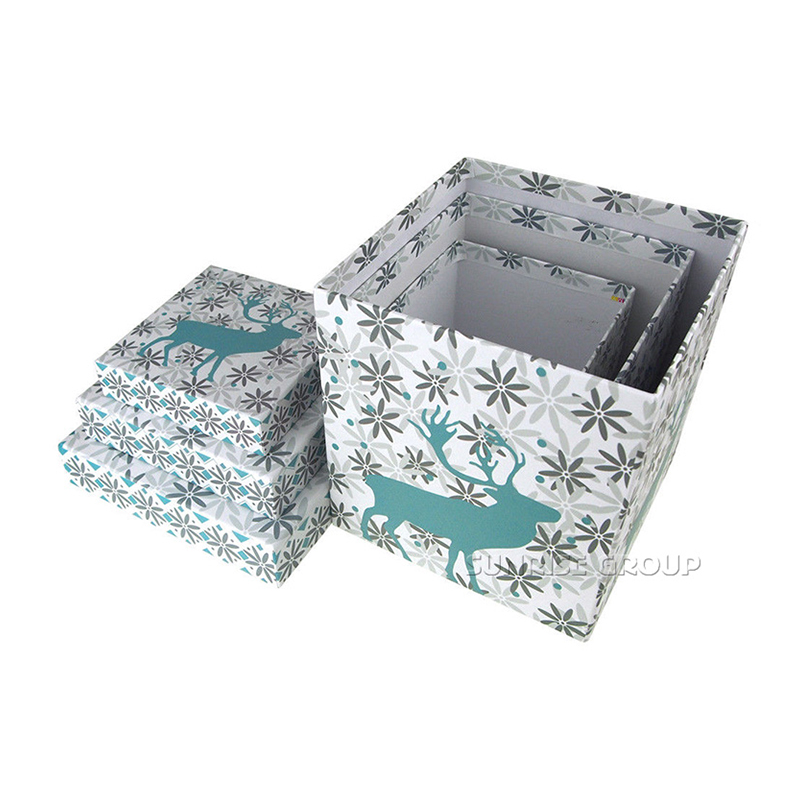 Brugerdefineret design julegave emballage kage kasse