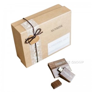 Brugerdefineret størrelse Kraftpapir U-disk Emballage