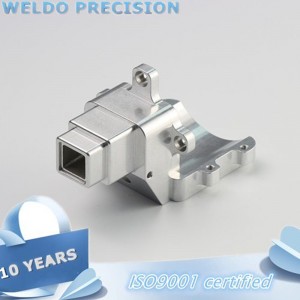 tilpasset præcision cnc-bearbejdning af aluminiumsdele med sandblæsning og anodiseret