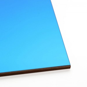 Varmt salg safir spejl færdig rustfrit stål ark til vægpanel køkken skab