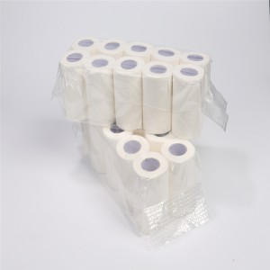 Ubleget bambus blødt toiletrulle vævspapir toilet / rullepapir toilet