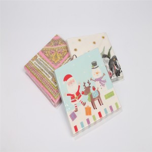 Fabriksforsyning Real Eood Miljøvenlig Blomsterdesign i god kvalitet Papirvæv serviet