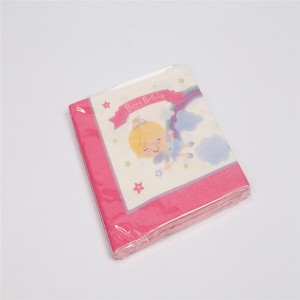 Fabriksforsyning Real Eood Miljøvenlig Blomsterdesign i god kvalitet Papirvæv serviet