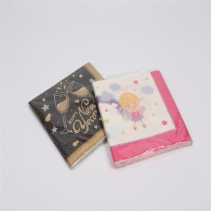 Fabriksforsyning Real Eood Miljøvenlig Blomsterdesign i god kvalitet Papirvæv serviet