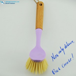 Akbrand Bamboo Handle Dish Cleaning Brush