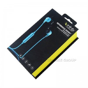 Brugerdefineret papir Håndlavet øretelefonemballage Magnetisk lukning Headset Box