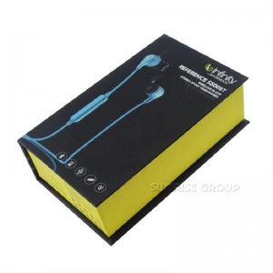 Brugerdefineret papir Håndlavet øretelefonemballage Magnetisk lukning Headset Box
