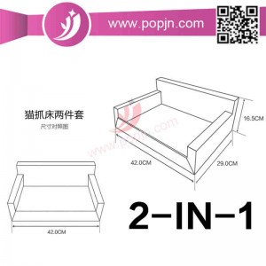 kæledyr leverandør bølgepap kartet legetøj katte skraber