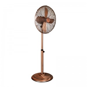 16 tommer hot sell retro metal stand fan piedestal stærk vind industriel ventilator