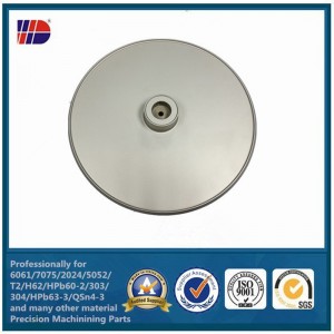 cnc-fabrik Tilpasset CNC-bearbejdet centralmaskine-aluminiumdele med sandblæst anodiseret