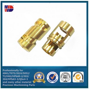 Brugerdefineret bearbejdning CNC Drejede fræsning Metal Messing Dele