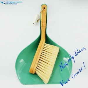 Akbrand Bamboo Handle Dustpan børste i Tiff. Farve