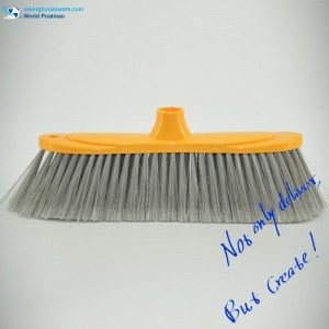 Akbrand Plastic Broom Head Shuttle Shaped Brush Board med hængende hul