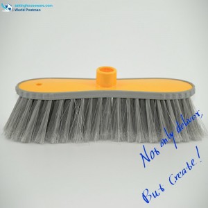 Akbrand Plastic Broom Head med blødt TPR-bordur