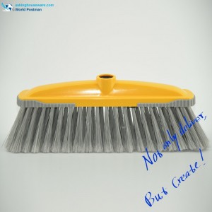 Akbrand Plastic Broom Head med firkantet blød TPR Bordure