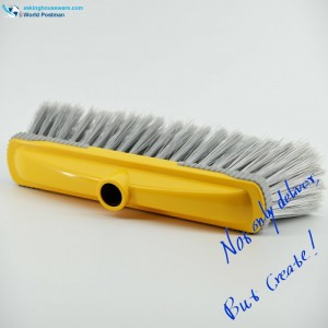 Akbrand Plastic Broom Head med firkantet blød TPR Bordure