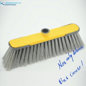 Akbrand Plastic Broom Head med hårdt PP Bordure