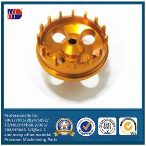 cnc-bearbejdningsservice drejende messingdel til automatisk dispenseringsmaskine