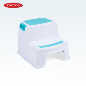 Nye børne småbørns sikkerhed Første dobbelttrin afføring Anti Slip Secured Stable
