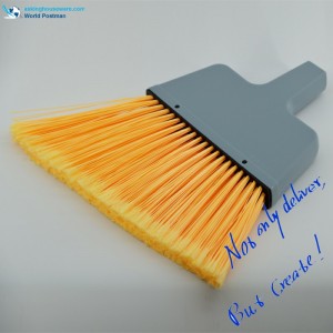 Akbrand plastisk kvasthoved med firkantet børsteplade og lange acclivitøse børster