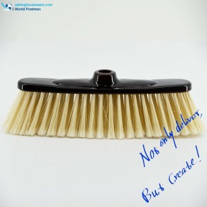 Akbrand plastisk kvasthoved med dobbelt skyttelform Chokoladefarvebelagt børsteplade