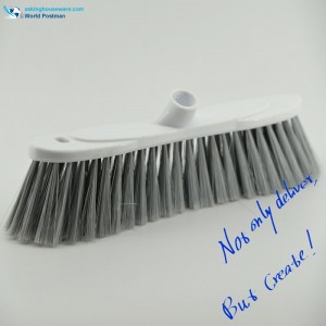 Akbrand Plastic Push Brush Push Broom Head med skråt gevind Shuttle Shape Brush Board