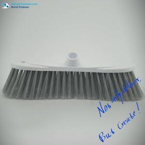 Akbrand Plastic Push Brush Push Broom Head med skråt gevind Shuttle Shape Brush Board