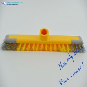 Akbrand lille børste med skråt gevind Smal firkantet børsteplade Korte hårde PP børster