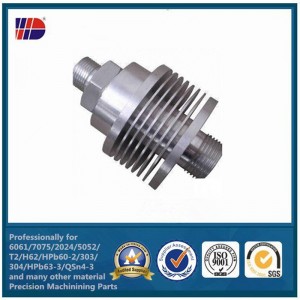 rustfrit stål aluminium metal Precision CNC drejemaskine dele