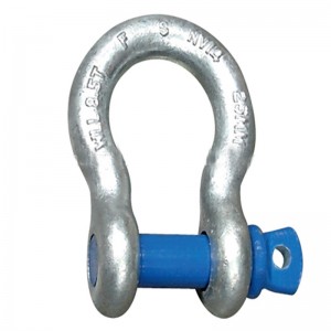 Skrue Pin Bow Shackle Anchor Shackle Løftningskæde Shackle