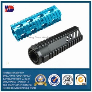 OEM anodiseret aluminium 6061 7075 præcision CNC-bearbejdningsdel med farveanodiser