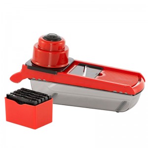 Køkken vegetabilske skiver justerbar rustfrit stål klinger mad frugt Julienne skive kutter rivejern