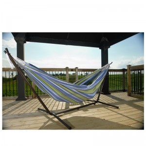 Dobbelt brasiliansk Corlorful hængekøje - To personer seng til baghaven, veranda, udendørs og indendørs brug blødt vævet bomuldsstof til Supreme komfort-håndlavet