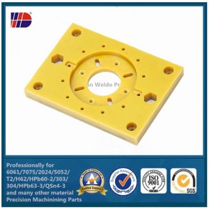 hvid POM engineering plast cnc fræsning drejning machinnig reservedele